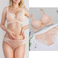 Hot Push up bra Set Underwear Women Full Coverage Lace Comfortable Underwire padding