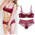 Sexy Intimates Bra Set wire free Underwear Lace Lingerie Push Up bralette Comfortable Bra and panty Sets
