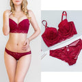 Sexy Intimates Bra Set wire free Underwear Lace Lingerie Push Up bralette Comfortable Bra and panty Sets