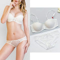 Hot Push up bra Set Underwear Women Full Coverage Lace Comfortable Underwire padding