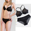 Hot Push up bra Set Underwear Women Full Coverage Lace Comfortable Underwire padding
