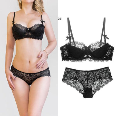 Sexy Intimates Bra Set wire free Underwear Lace Lingerie Push Up bralette Comfortable Bra and panty Sets